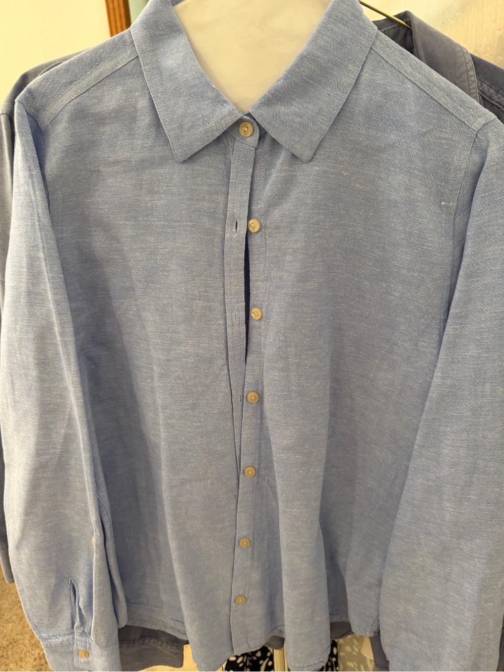 Orvis Light Blue Women’s Button-Down Shirt